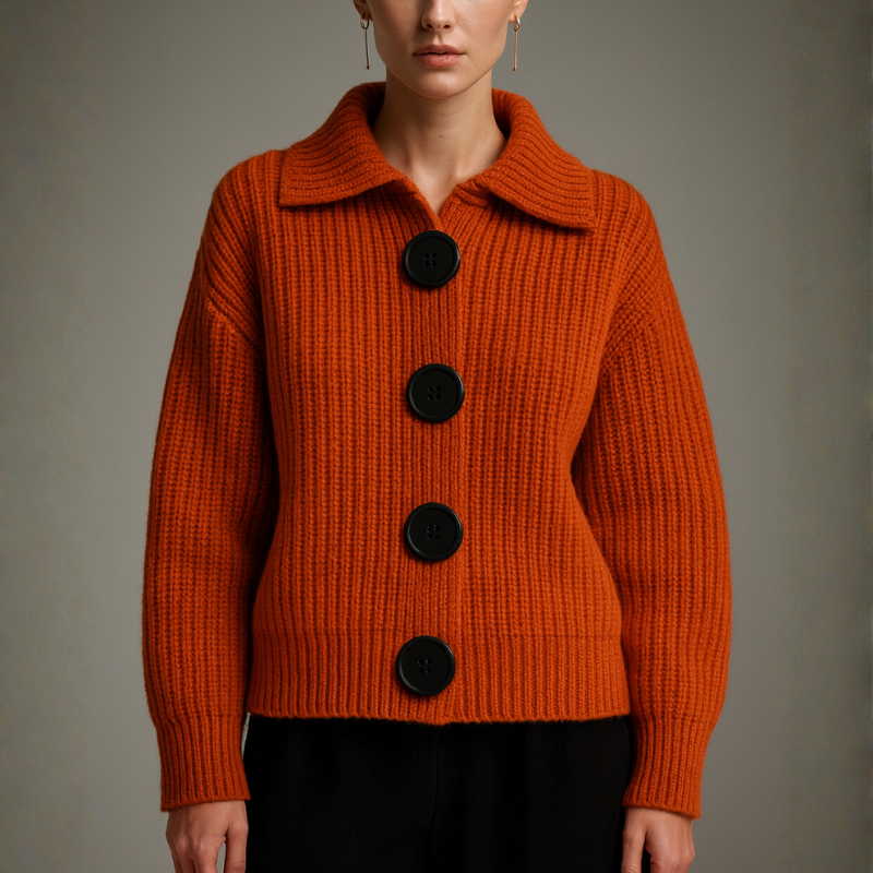 Coraline Knit Cardigan with Charming Button Details