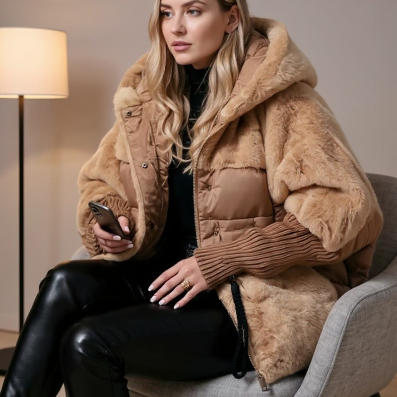 Sabine Cozy Cotton-Filled Parka for Ultimate Warmth and Style