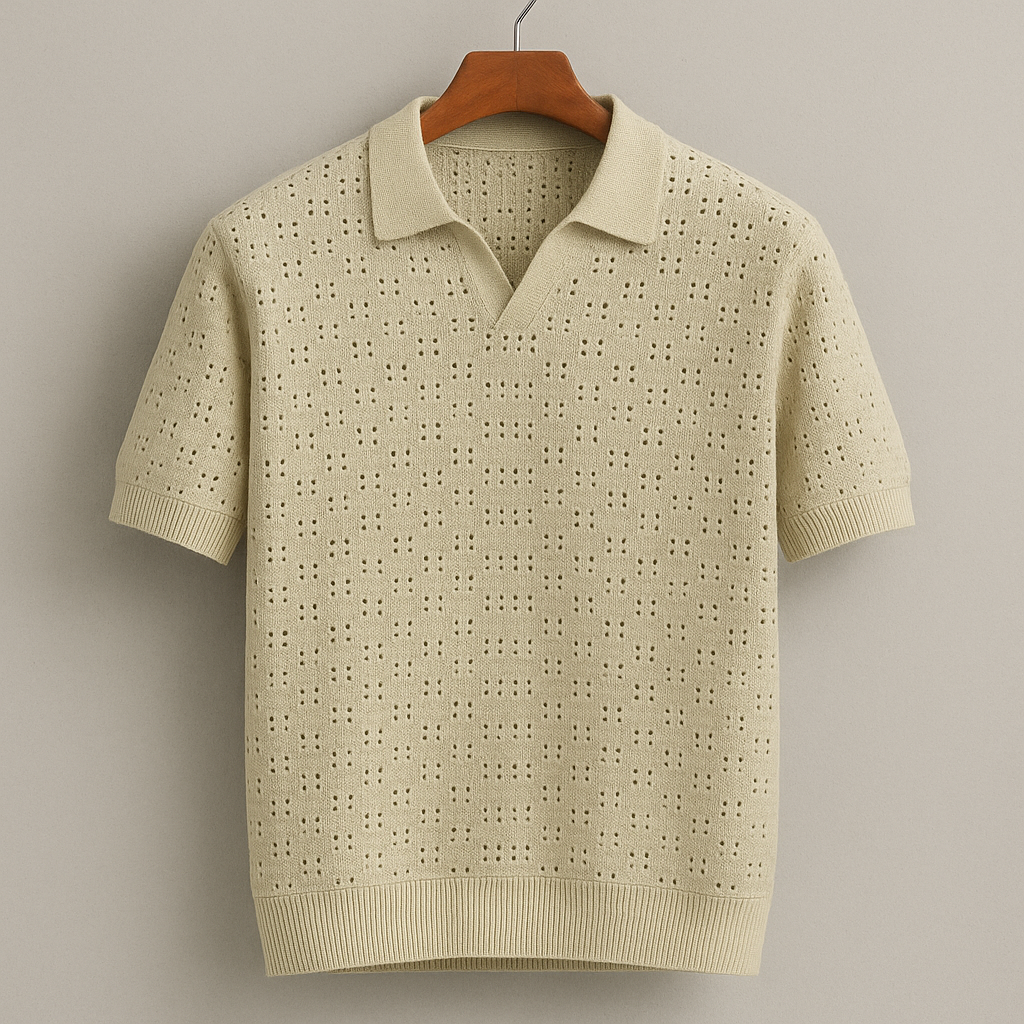 Men’s Knitted Polo - Fashion Luxury Outlet