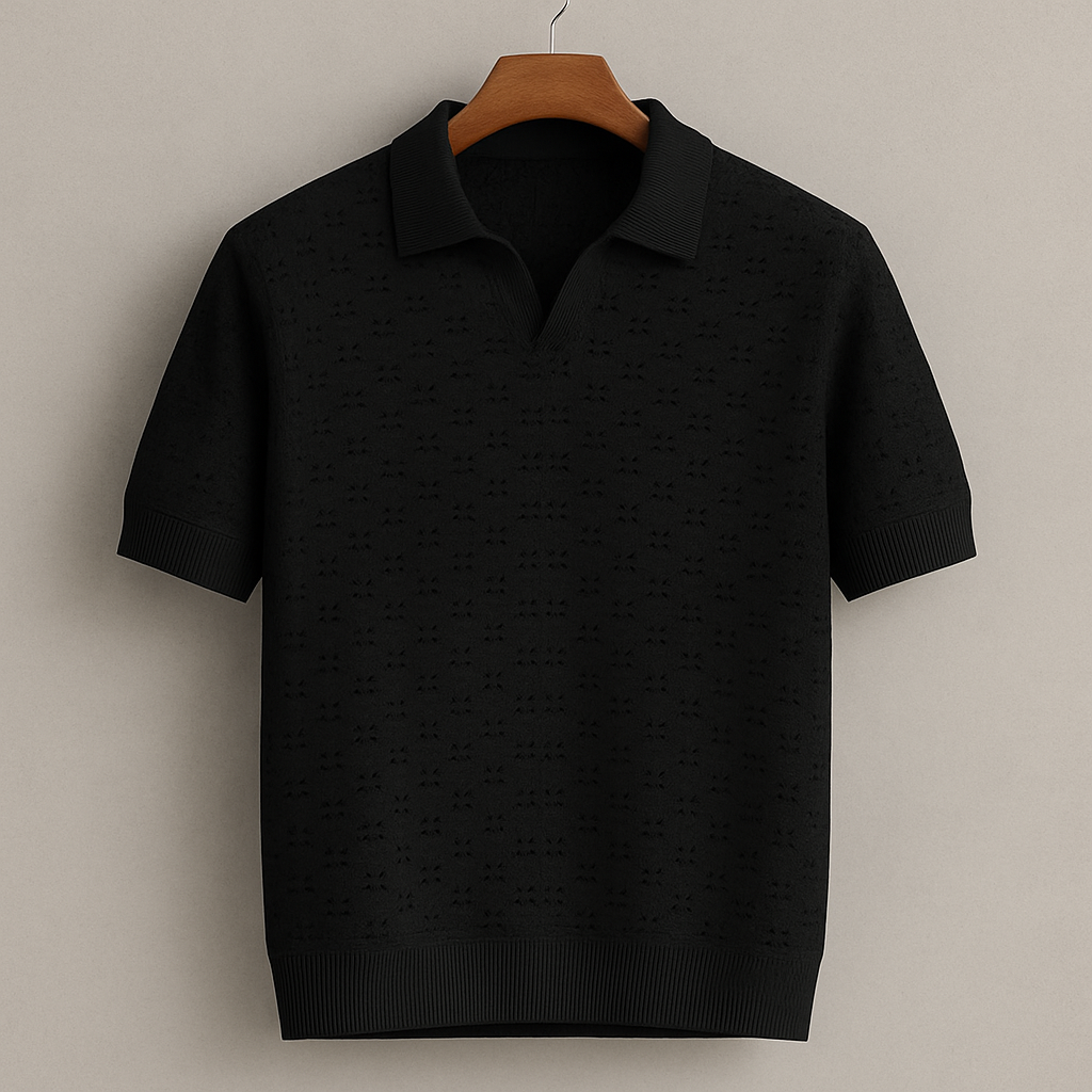 Men’s Knitted Polo - Fashion Luxury Outlet