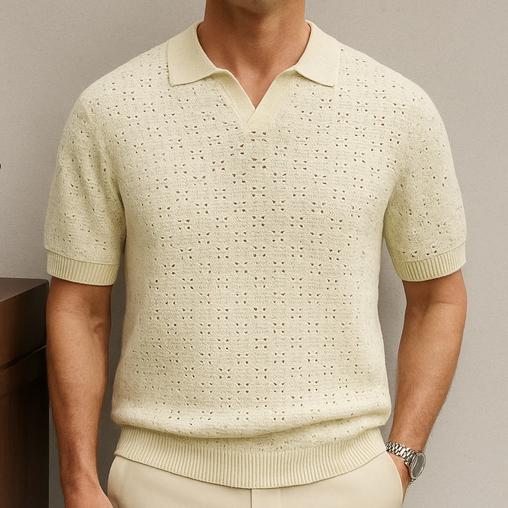 Men’s Knitted Polo - Fashion Luxury Outlet