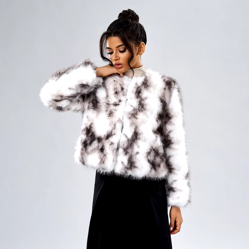 Donna Fur Coat - Luxurious Faux Fur Elegance for Ultimate Winter Warmth
