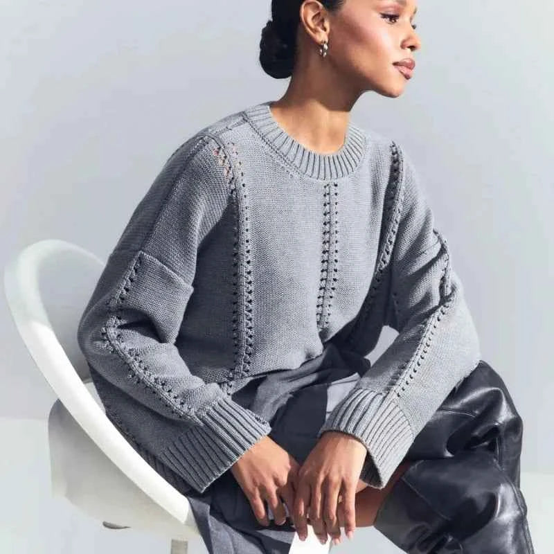 Beatrice Cozy Knit Sweater with Luxe Softness & Effortless Style